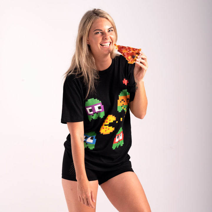 Pac Turtles Geek Graphic Tee