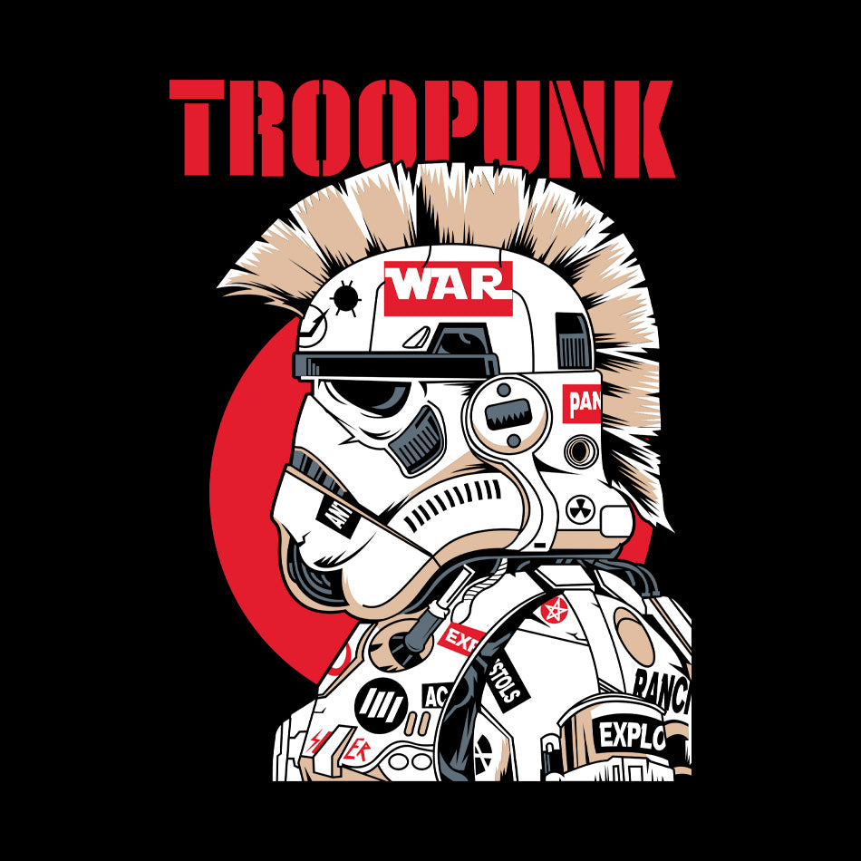 Troopunk Geek Graphic Tee