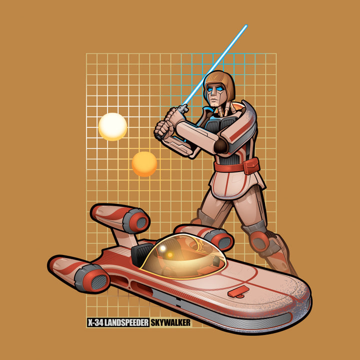 Skywalker, transform and roll out? Geek Graphic Tee