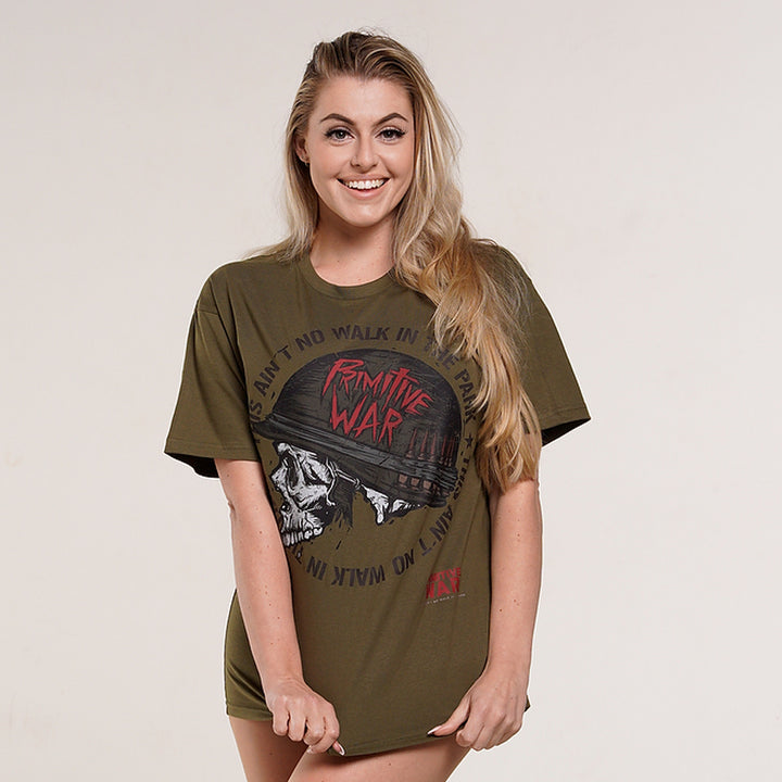 Full Metal Militia Primitive War Graphic Tee