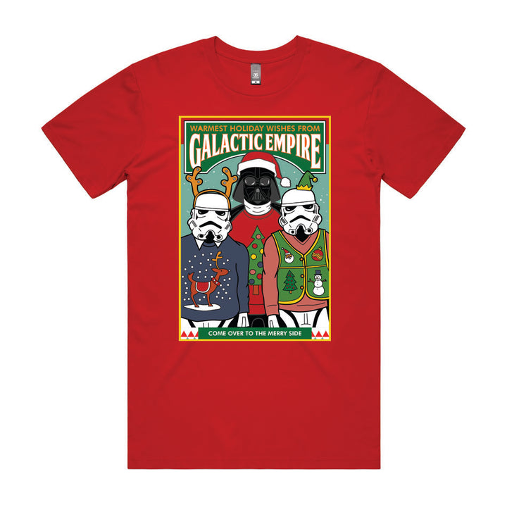 Galactic Empire Xmas Geek Graphic Tee