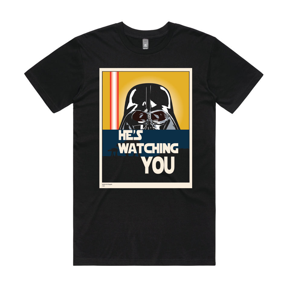 He's Watching You Geek Graphic Tee