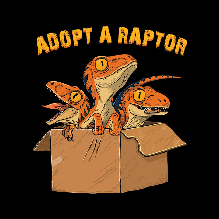 Adopt A Raptor Geek Graphic Tee