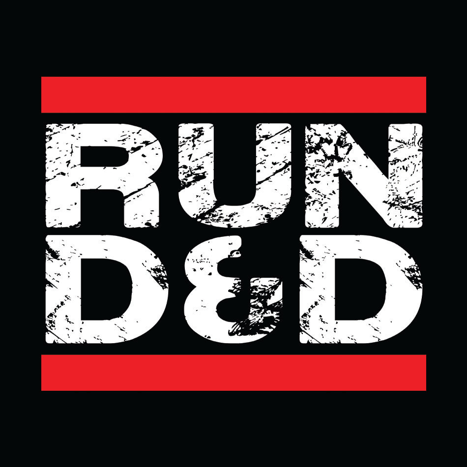 Run D & D Geek Graphic Tee