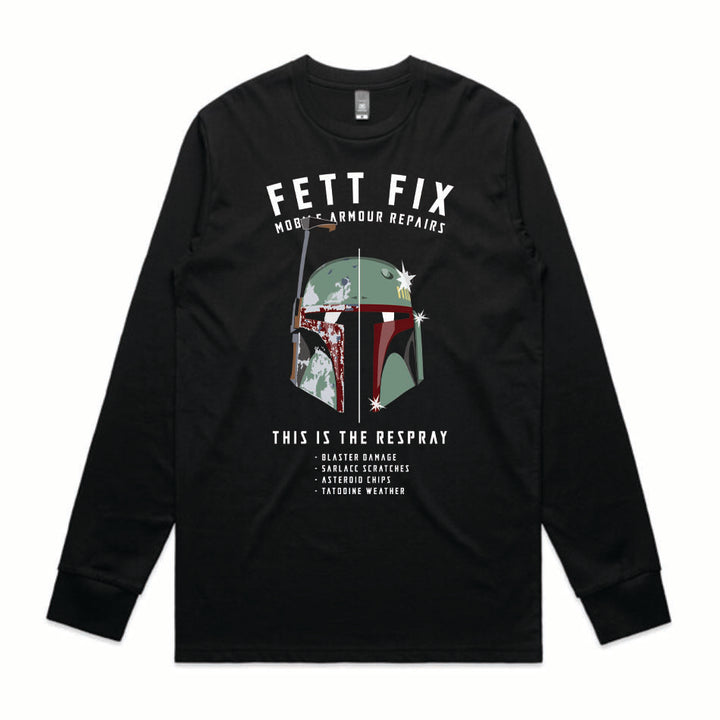 Fett Fix Geek Graphic Long Sleeve Tee