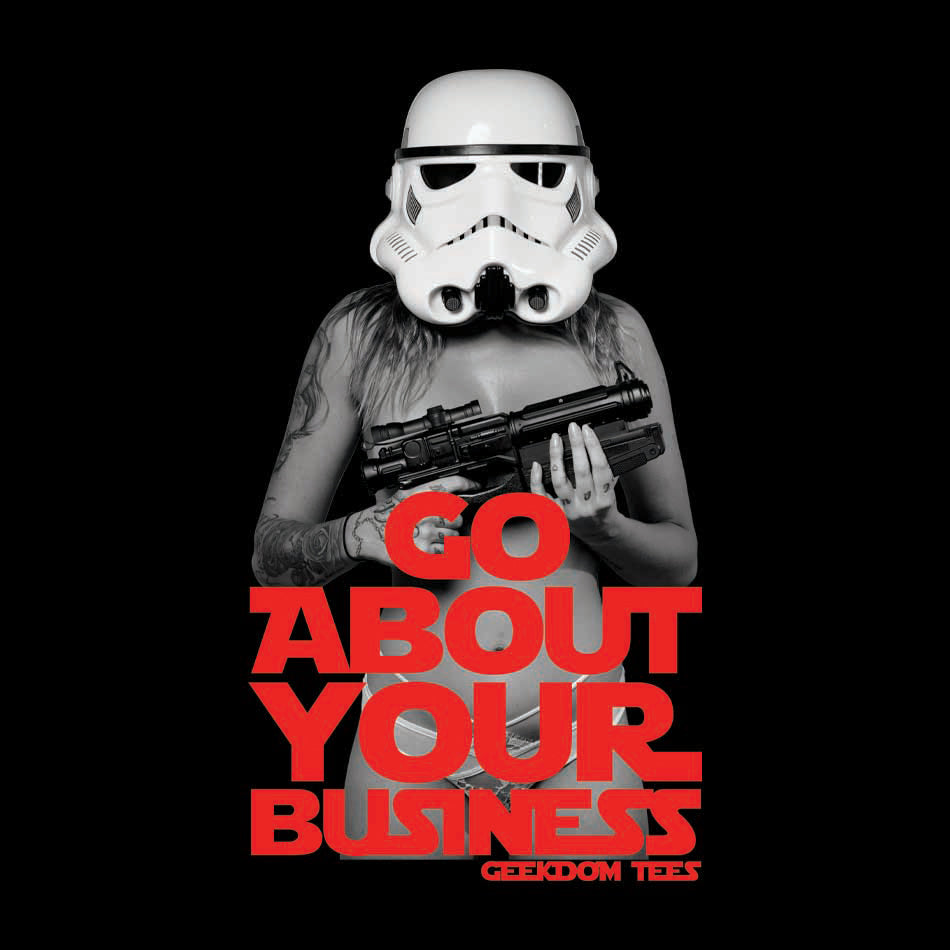 Big Business Trooper Geek Graphic Tee