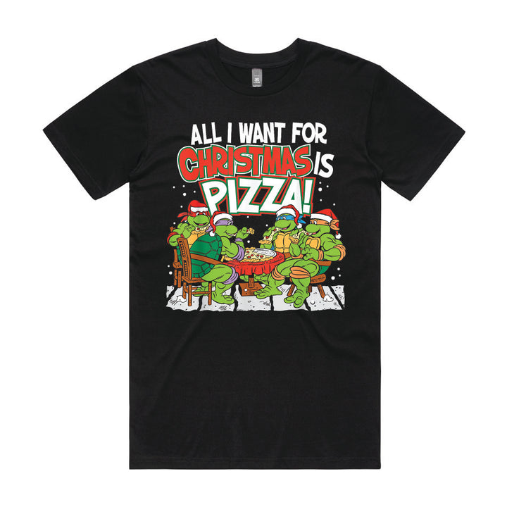 Xmas Pizza Xmas Geek Graphic Tee