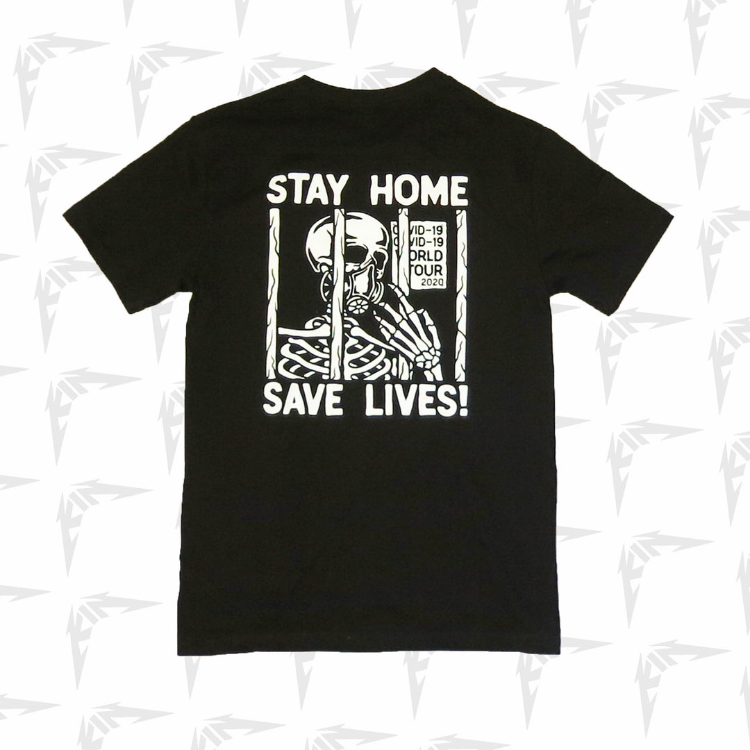 Stay Home Save Lives Covid-19 Graphic Tee